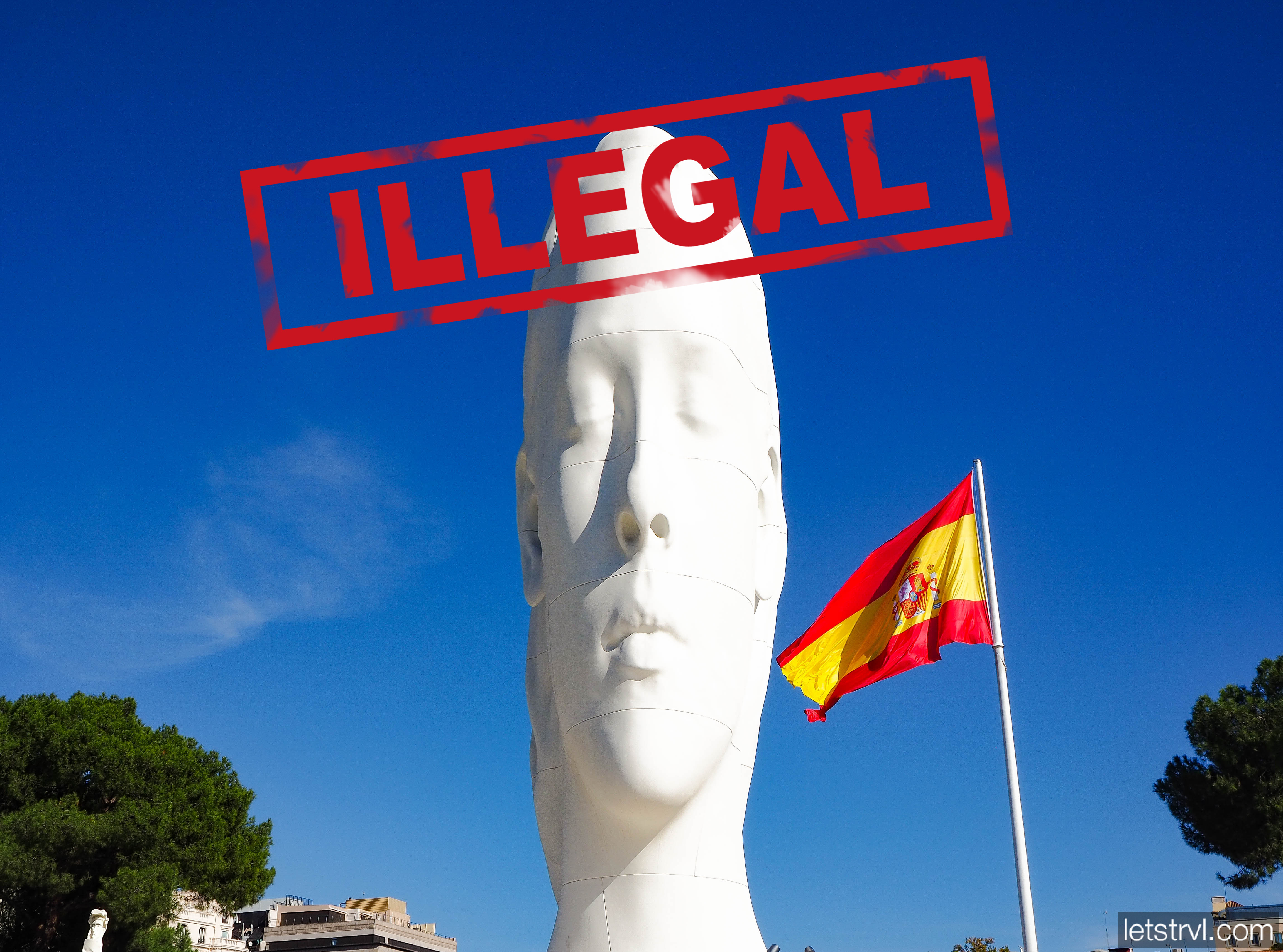 Ошибка на паспортном контроле Испании