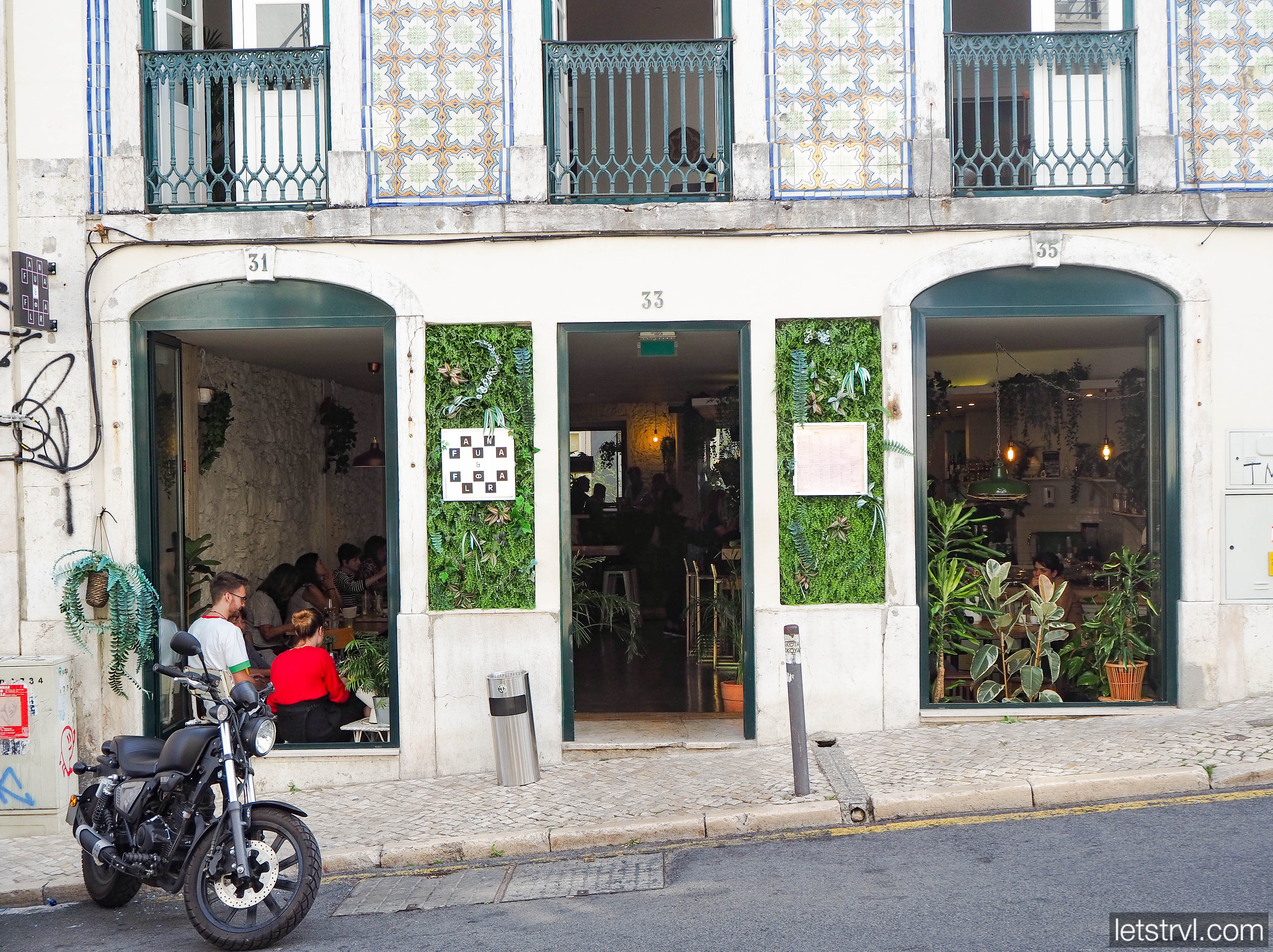 Кафе Fauna&Flora в Лиссабоне